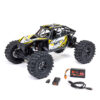 axial 1/18 utb18 capra 4ws 4wd trail buggy rtr geel met accu en lader