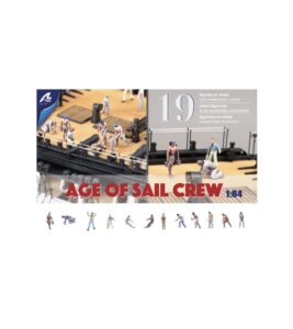 artesania latina new set of 19 metal figurines for model ships 'age of sail crew': sailors (1