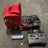 tamiya 1/14 rc truck compleet met carson reflex stick zender en 5000mah 7.2v batterij en led verlichting in een nette staat!