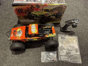 ftx mauler 4x4 1/10 rtr rock crawler dayglow red als nieuw!