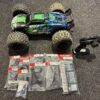 traxxas e revo 2.0 brushless 1/8 monster truck rtr met zeer veel tuning onderdelen en nieuwe onderdelen!