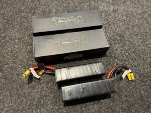 2x gens ace bashing series 8000mah 14.8v 100c 4s1p lipo batterij – ec5 stekker echt als nieuw!