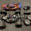 traxxas rustler 4×4 vxl brushless truggy met extra traxxas onderdelen zonder zender (heeft wat liefde nodig / geen garantie)!