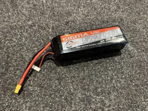 rc plus lipo batterypack sigma 45c 90c 5200 mah 6s1p 22.2v xt 60 stekker als nieuw!