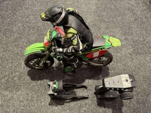 losi 1/4 promoto mx motorcycle rtr pro circuit (gebruikt / heeft wat liefde nodig / geen garantie)!