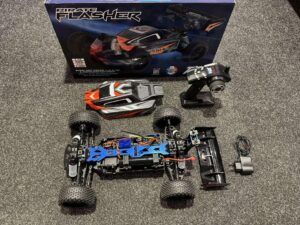 t2m pirate flasher electro brushed buggy echt als nieuw!