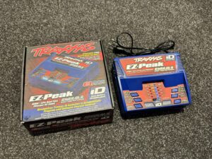 traxxas charger ez peak plus 100w duo lipo & nimh with id aut bat trx2972 echt als nieuw met garantie!