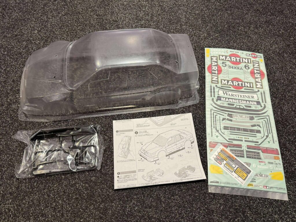 tamiya alfa romeo body helemaal nieuw!