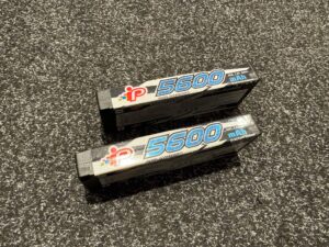 2x intellect 5600mah 120c 7.6v ultra lcg graphene stick pack lihv in een nette staat!