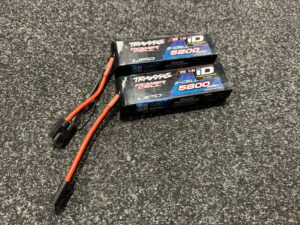 2x traxxas power cell lipo 5800mah 7.4v 2s 25c id 1:10 – 1:8 – trx2843x