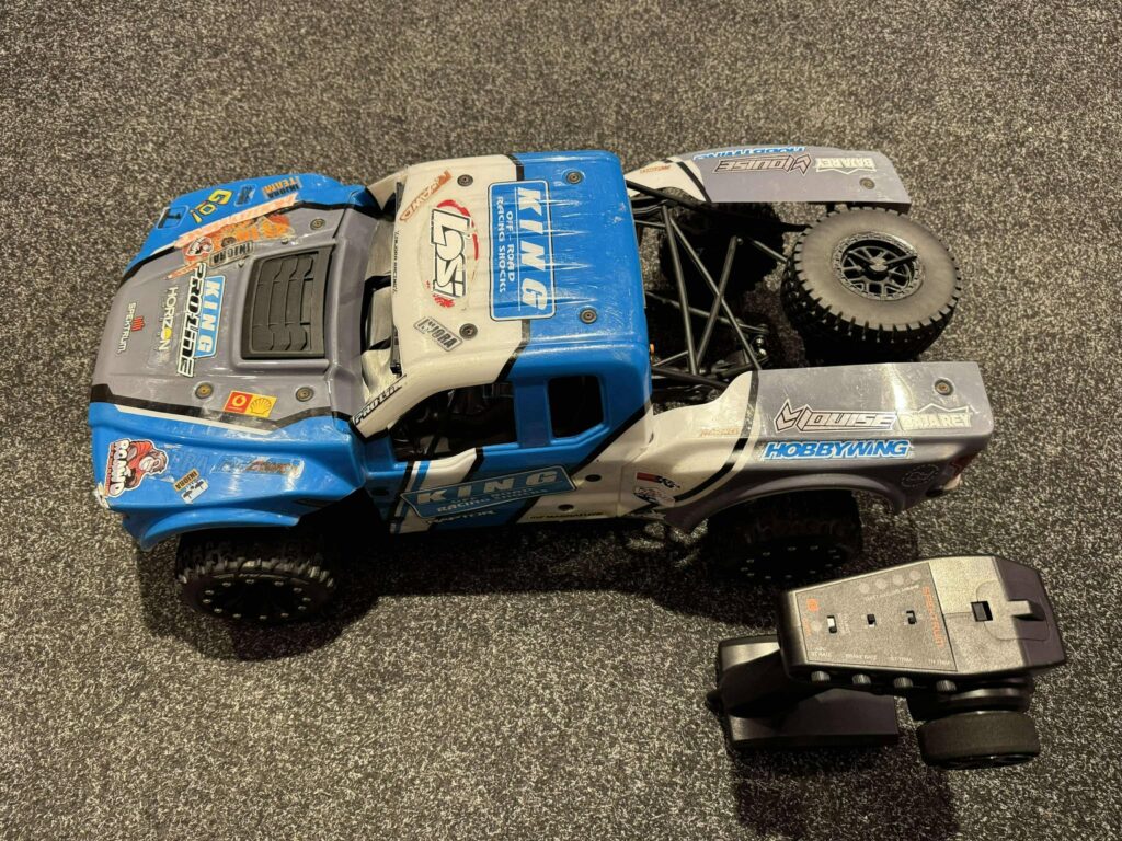 losi baja rey 1/10 brushless short course truck (geen garantie / leuk voor de hobbyist)!