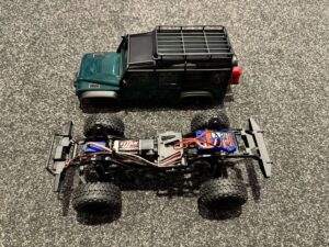 traxxas trx 4m chassis met groene body helemaal nieuw!