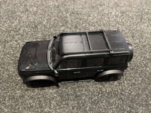 traxxas body trx 4m bronco in de kleur zwart helemaal nieuw!