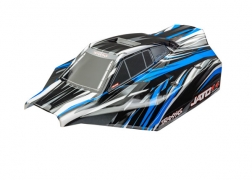 traxxas body, jato® 4x4 brushless, blue (painted, decals applied) trx9018 blue