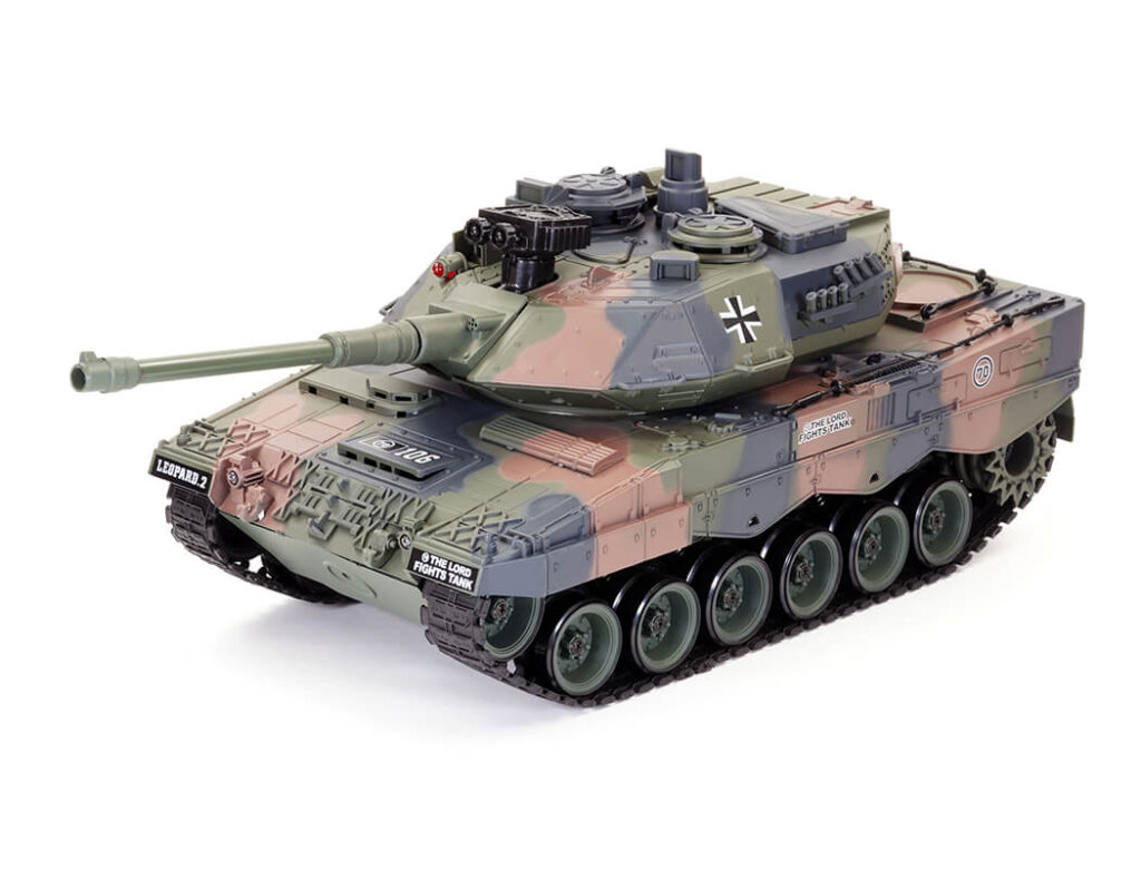 brother rc tank 1/18 german leopard 2 camouflage