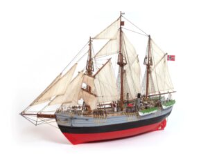 occre fram houten scheepsmodel 1:85