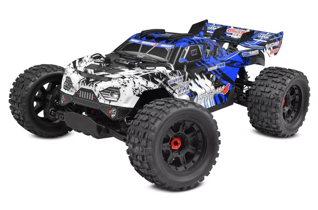 team corally kagama 4 brushless power 4s rtr blauw zonder accu en lader