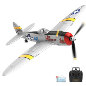 volantex p47 thunderbolt 4 kanaals 400mm brushed rc vliegtuig met gyroscoop rtf