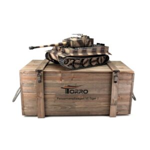 torro 1/16 rc tiger i late version desert ir smoke