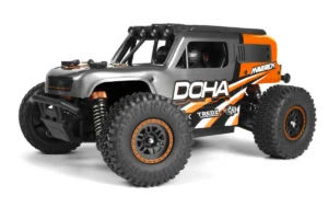 maverick doha 1/20 4wd electric monster truck met led verlichting – oranje