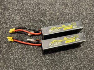 2x gens ace bashing series 8000mah 11.1v 100c 3s1p lipo batterij – ec5 stekker (versie 2025)