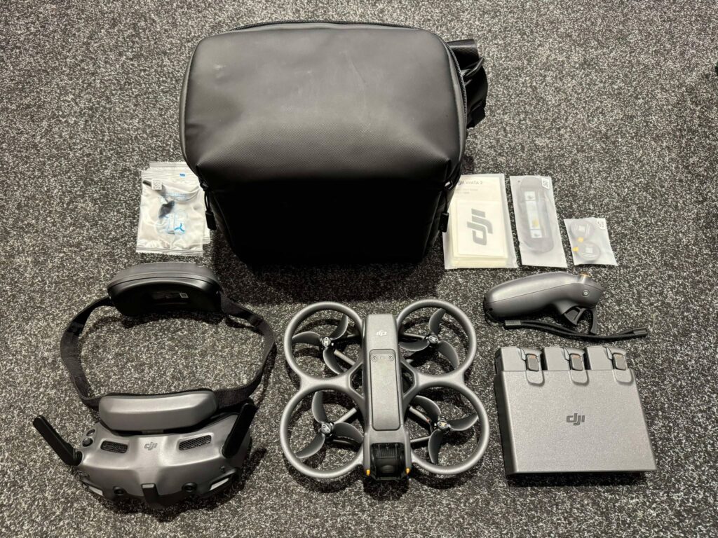 dji avata 2 fly more combo (3 batterijen) echt als nieuw!