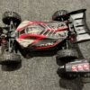 arrma 1/8 typhon 6s blx v5 4wd buggy spektrum firma rtr zwart (gebruikt)!