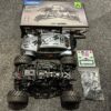 axial 1/10 smt10 4wd monster truck raw builders kit + 20kg metalen tandwielen servo + brushed motor + proline body in een nieuwstaat (uniek)!