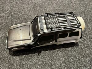 crossrc 1/10 crawler body in een nieuwstaat met led verlichting!