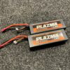 2x hpi plazma 11.1v 5300mah 40c 80c lipo battery pack gebruikt maar in een goede staat!