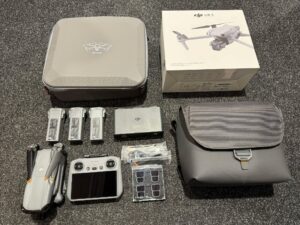 dji air 3 fly more combo met dji rc 2 zender + freewell fitler set + dji air 3 case