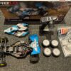 team associated rb10 1/10 buggy rtr blue + extra set schumacher banden echt als nieuw!