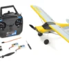 ez wings mini cub 450mm vliegtuig rtf geel met 2x batterij en usb lipo lader (nummer 1 om te beginnen)!