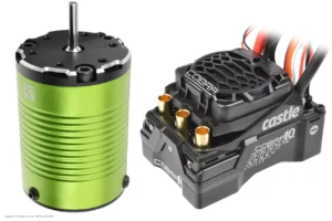 castle creations cobra 10 6s max 25.2v max 8a peak bec w/1406 4600kv sensored motor