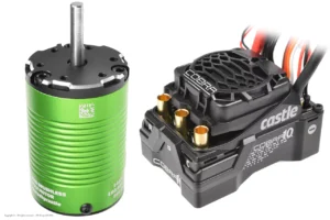 castle creations cobra 10 6s max 25.2v max 8a peak bec w/1410 3800kv 5mm sensored motor