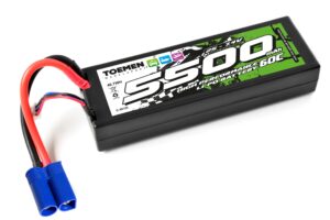 toemen modelsport power racing 50c 5500mah 2s 7,4v hardcase lipo batterij met ec 5stekker