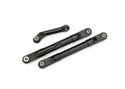 traxxas toe links, molded composite, 98mm (88mm center to center) (black) (2)/ steering link (1) trx9027