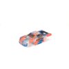 arrma 1/8 painted body with decals, blue/orange: kraton 6s blx v6 ara1517