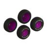 arrma dboots 'fortress' glued tire set, purple (2 pairs) ara1570