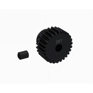 arrma pinion gear 26t mod 0.5 cnc 3.2mm bore ara2177