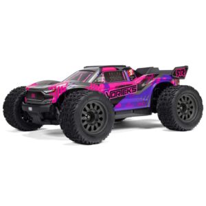 arrma 1/10 vorteks 223s dsc 4x4 rtr brushless stadium truck paars (versie 2025)