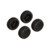 arrma dboots '2 ho' tire set glued (black) (2 pairs) ara550114