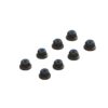 arrma flanged lock nut m3 black (4) ara708009