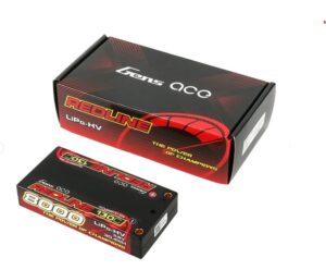 gens ace redline series 8000mah 1s2p 3.8v 130c hardcase #65 hv lipo battery