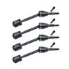 gpm traxxas mini maxx bl 2s 4140 carbon steel front & rear driveshafts and drive cups txmm050frs bk