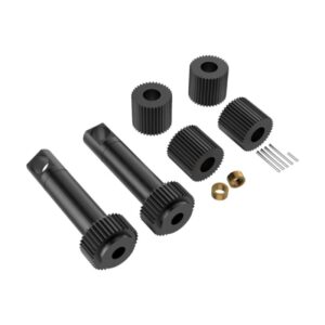 gpm traxxas mini maxx bl 2s 20cr carbon steel front/rear differential gear set txmm1200s (vervanger trx10782)