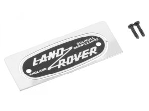 boom racing stainless steel land rover® tub badge solihull for brx02 88 brx02361