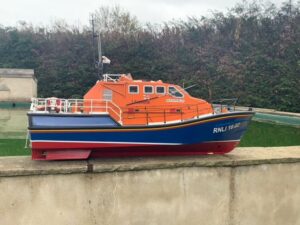 mountfleet models tamar class lifeboat kunststof/houten rc scheepsmodel 1:50