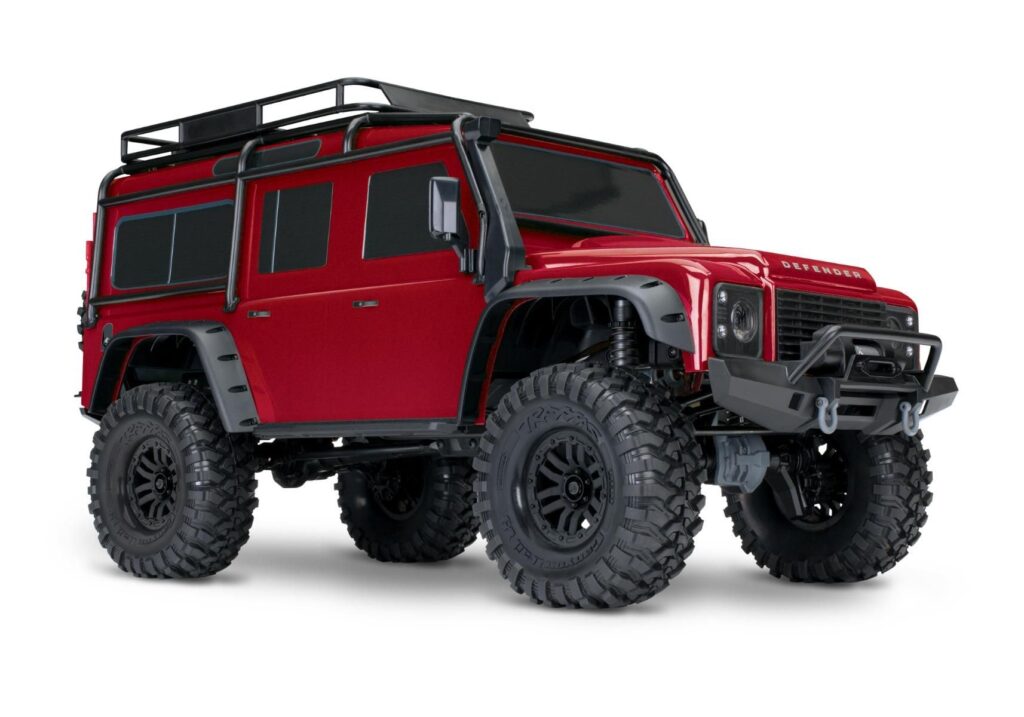 traxxas trx 4 traxxas land rover defender “clipless body” crawler groen rtr (versie 2025)