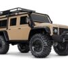 traxxas trx 4 traxxas land rover defender “clipless body” crawler zand rtr (versie 2025)